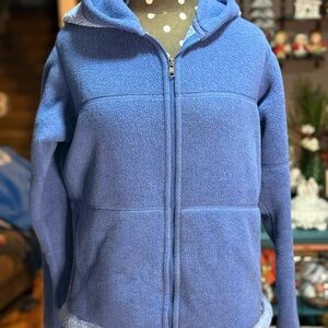 Vintage Patagonia Synchilla Blue Fleece full Zip-Up Hoodie blue women’s medium